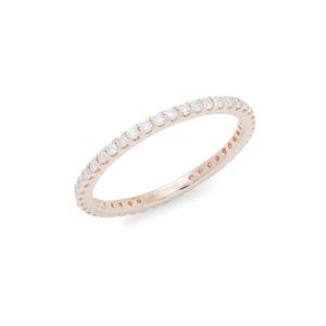 KC Designs 14K Rose Gold Eternity Band w/ .41 TCW Natural Diamonds